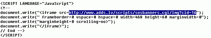ADDS code