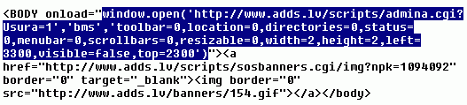 ADDS code